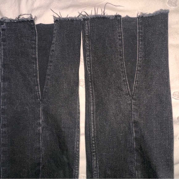 Abercrombie Black Split Hem Skinny Jeans | Size 16R - Picture 4 of 5